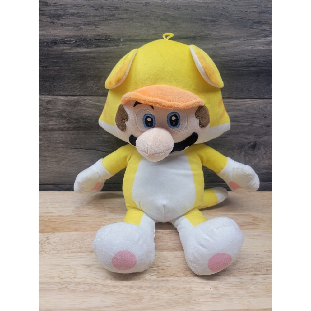 Super Mario 3D World Cat Mario Plush 16" 2012 Nintendo